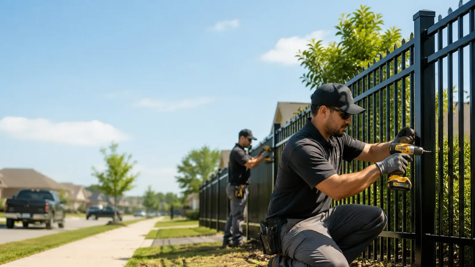 Metal Fence Installation in Scotts, MI